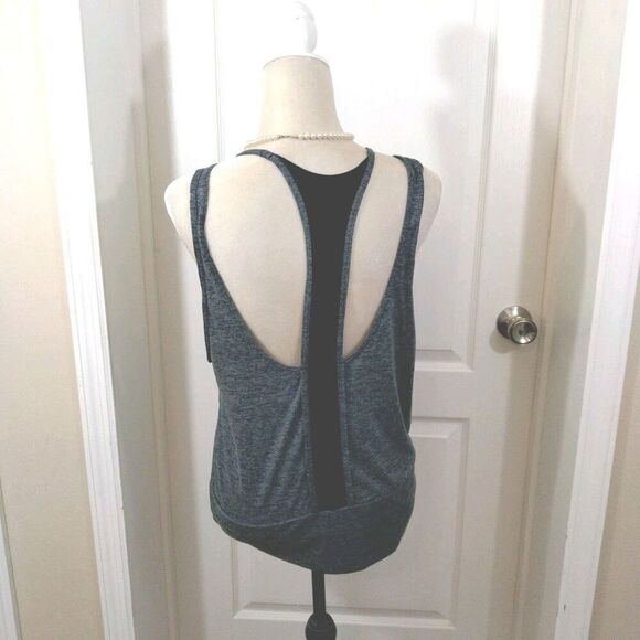 Nike Dri Fit Womens Large Tank Top Athletic Pullover Sleeveless Green - Picture 5 of 7